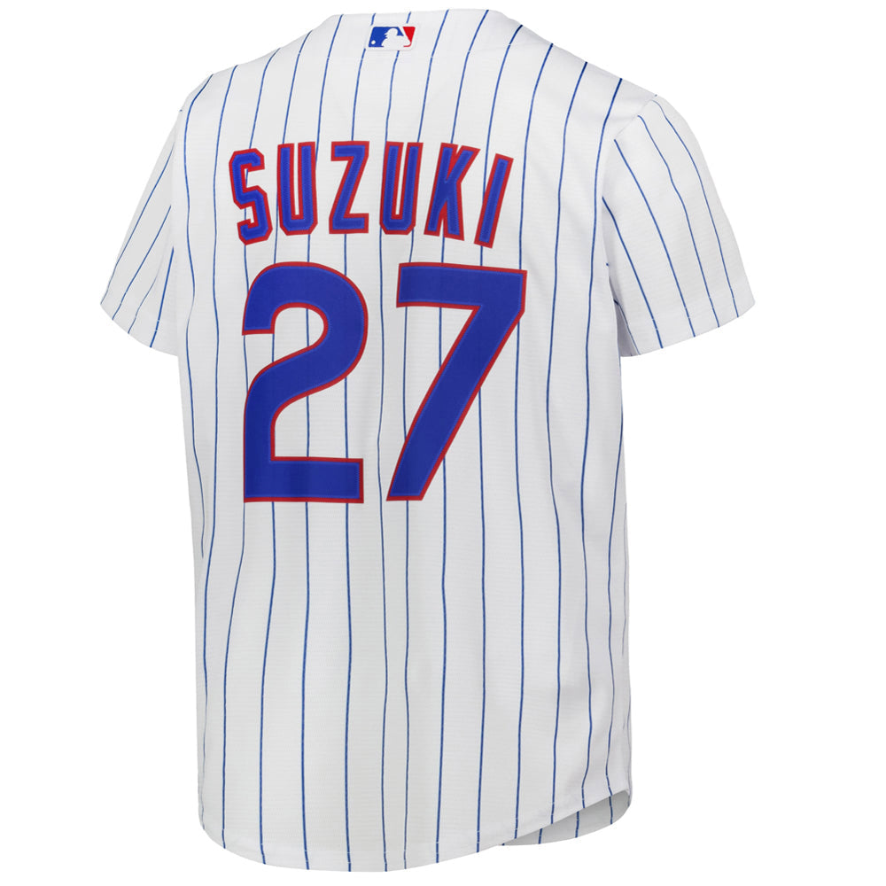 Youth Chicago Cubs Seiya Suzuki Home Player Jersey - White